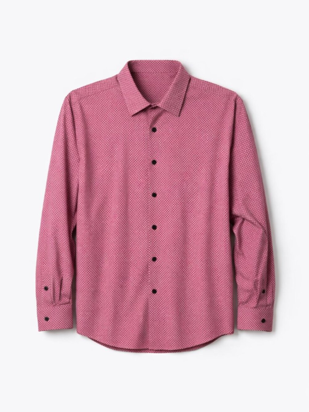 Alfani Men’s Pink Geometric Pattern Stretch Dress Shirt | Size XL | NWT